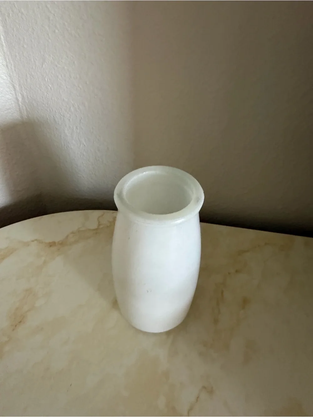 Oui Yogurt Glass Flower Vase - Like New Condition (Unbranded)